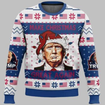 Trump Make Christmas Great Again Ugly Christmas Sweater