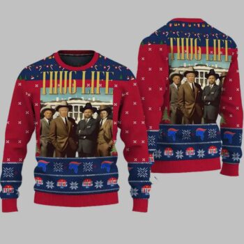 Trump Thug Life Christmas Ugly Christmas Sweater