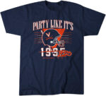UVA Football Party Like It’s 2025 T-Shirt-Navy