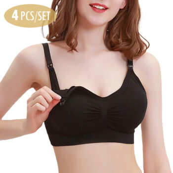 Ruched Maternity Nursing Bra (4-Pack) NEW