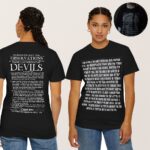 Wednesday Season 2 Edgar Allan Poe Skull T Shirt