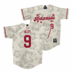 EXCLUSIVE: Wehiwa Aloy Arkansas Baseball Hawaiian Jersey