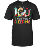 Christmas Icu Nurse Crew Santa Icu When Yourre Sleeping T Shirt
