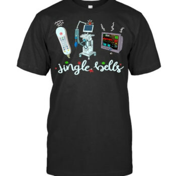 Nurse Telemetry Christmas Respiratory Therapist Icu Rn Rt T Shirt