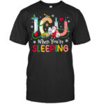Icu When Yourre Sleeping Christmas Icu Nurse Crew Womens T Shirt