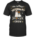 Funny Ghost The Spooky Veterinary Halloween Crew Vet Tech Vet T Shirt