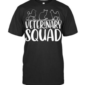 Vet Tech Veterinary Squad Vet T Shirt