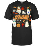 Veterinary Medicine Vet Tech Autumn Fall Spooky Halloween Vet T Shirt