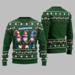 2025 Christmas American Gnomes Ugly Sweater