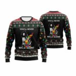 2025 Christmas Autism You’ll Never Walk Alone Ugly Sweater