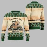 2025 Christmas Be A Capybara Ugly Christmas Sweater