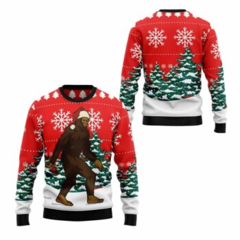 2025 Christmas Bigfoot Ugly Christmas Sweater