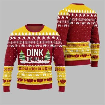 2025 Christmas Dink the Halls Ugly Christmas Sweater