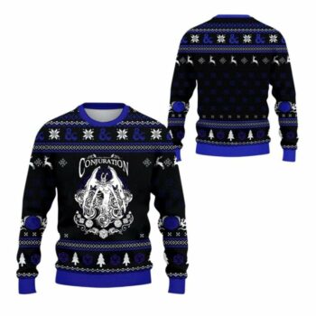 2025 Christmas DnD Conjuration Ugly Christmas Sweater