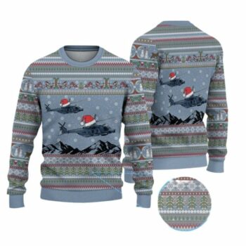 2025 Christmas German NH90 Sea Tiger Ugly Sweater