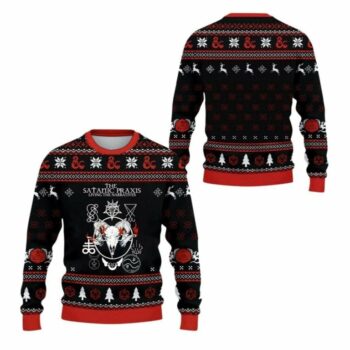 2025 Christmas DND The Satanic Praxis Ugly Sweater