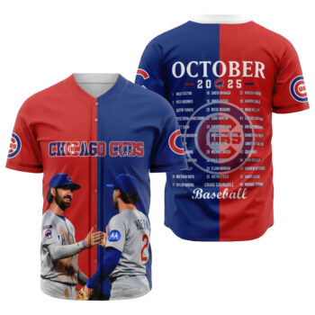 2025 Cubs October Baseball Jersey