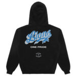 2025 Detroit Lions Born x Raised Black Pro Script T-Shirt