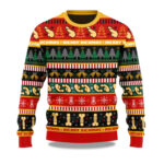 2025 Funny Dick Pattern Christmas Ugly Sweater