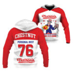 2025 Joey Chestnut 17th Nathan Famous Hot Dog Hoodie
