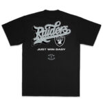 2025 Las Vegas Raiders Born x Raised Black Pro Script T-Shirt