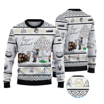 2025 Merry Christmas The Lord Of The Rings Ugly Sweater