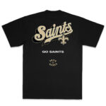 2025 New Orleans Saints Born x Raised Black Pro Script T-Shirt