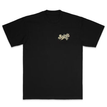 2025 New Orleans Saints Born x Raised Black Pro Script T-Shirt