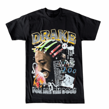Drake For All My Dogs "Bling" Graphic T-Shirts