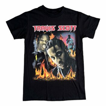 Travis Scott Flame Graphic T-Shirt