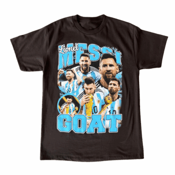 Lionel Messi "Goat" Graphic T-Shirt