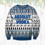 Absolut Vodka Christmas Pine Tree Ugly Sweater
