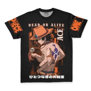Ace Dead Or Alive One Piece Streetwear T-Shirt