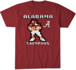 Alabama Football Ty Simpson Retro Baller T-Shirt