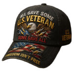 All Game Some U.S Veteran Eagle Freedom Isn't Free Baseball Cap