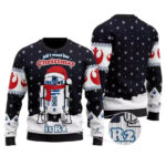 All I Want For Christmas Is R2 Ugly Christmas Sweater Preorder