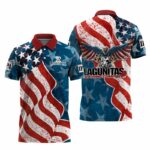 Lagunitas American Eagle Flag Polo Shirt