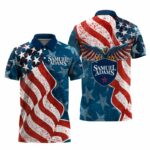 Samuel Adams American Eagle Flag Polo Shirt