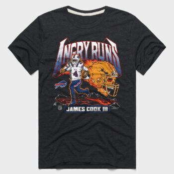 Angry Runs 2025 Bills James Cook III T-Shirt