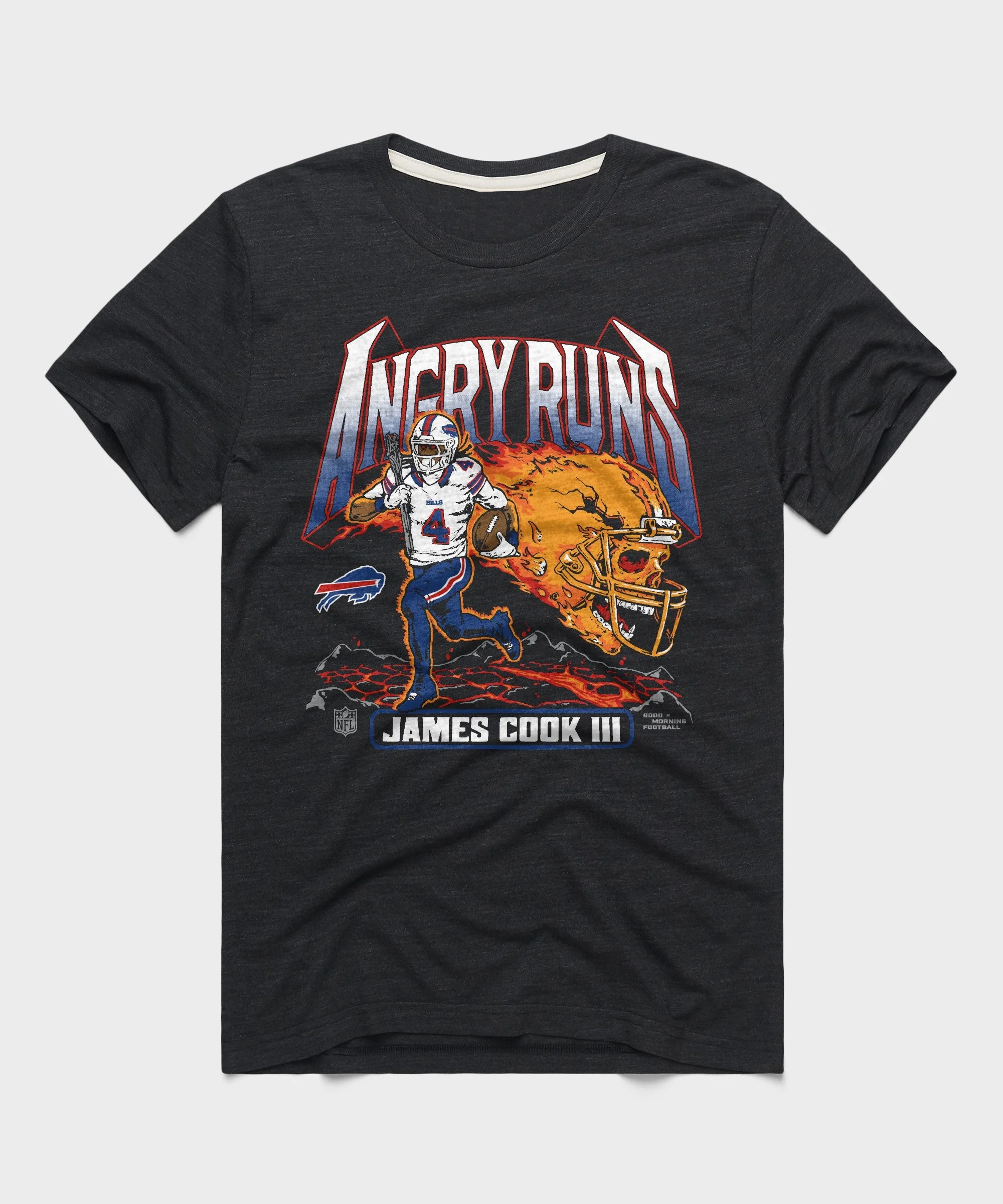Angry Runs 2025 Bills James Cook III T-Shirt Angry Runs 2025 Bills James Cook III T-Shirt