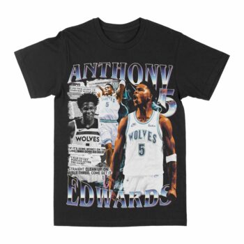 Anthony Edwards "Newspaper" Graphic T-Shirt