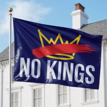 Anti T**** No Kings House Flag