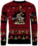 Armed and Dangerous Red Gobbo Ugly Christmas Sweater Preorder