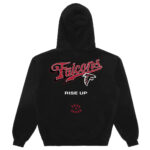 Atlanta Falcons Born x Raised Black Pro Script Hoodie