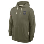 Baltimore Ravens Olive 2025 Salute to Service Hoodie