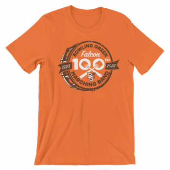BGSU Falcon Marching Band 100th Anniversary T-shirt