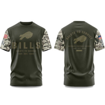 Bills Salute To Service America 2025 T-Shirt Style 2