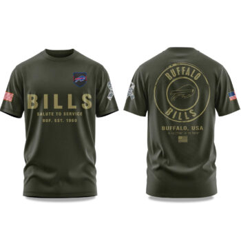 Bills Salute To Service America 2025 T-Shirt Style 3