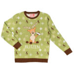 Blitzen Drunk Funny Adult Ugly Christmas Sweater