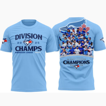Blue Jays 2025 AL East Division Champions T-Shirt